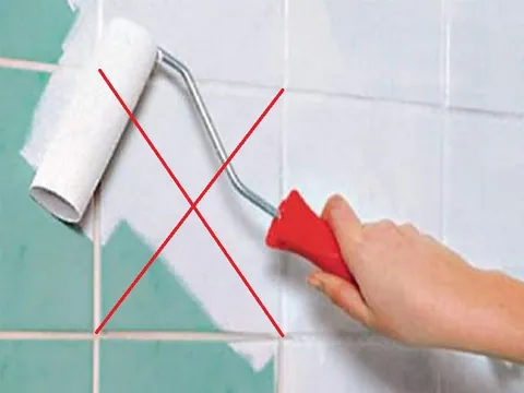 Rulo ile astar sürme işlemi üzerinde çarpı işareti