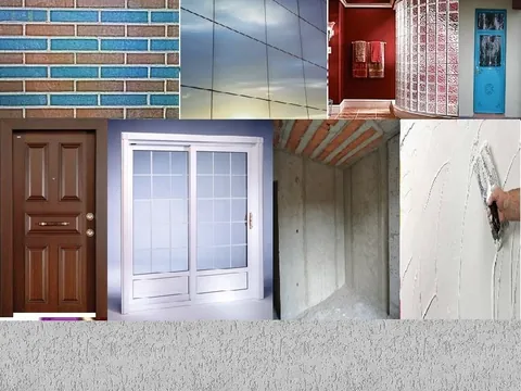 Uygulanabilir yüzeyler: tuğla, beton, seramik ve cam